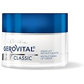 GEROVITAL CLASSIC Restructuring Lifting Cream Night Care with Hyaluronic Acid, Juvinity™, Vitamin E, Anti-wrinkle, Anti-Age Face Cream, Face Moisturizer, 50 ml
