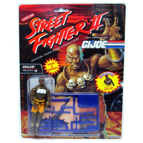 G.I. Joe Street Fighter II Dhalsim Yoga Fighter 3 3/4" Action Figure