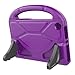 MENZO Kids Case for Amazon All-New Fire HD 8 2018/2017, Light Weight Shockproof Handle Stand Kids Friendly Case for Fire HD 8 inch (2017 and 2018 Releases) Tablet, Purple