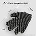 Hair Twist Sponge Big Holes Curl Brush Double Sided Wave Sponge Men and Women Hair Care Tool Kit Tutorial For Dreads Locking Twist Afro Curling Coils (Set of 4)