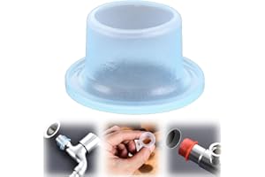 HILOST Faucet Leak-Proof Sealing Gasket,Mini Silicone Faucet Sealing Gasket,Household Universal Faucet Leak Proof Sealing Washer (10 Pcs (Blue))