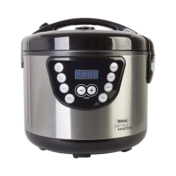 Wahl James Martin Multi Cooker, 6-in-1 Functions, Steaming, Sautéing, Stewing, Slow Cooking, 24hr Delay Timer, 4L…