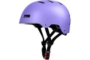 OUWOER Bike Skateboard Helmet for Toddler Kids Youth Adults, Adjustable Certified Boys Girls Women Men Helmets for Safety & Comfort, Easy-Adjust Dial, Multi-Sport for Bicycle Skateboard Roller Skate Scooter