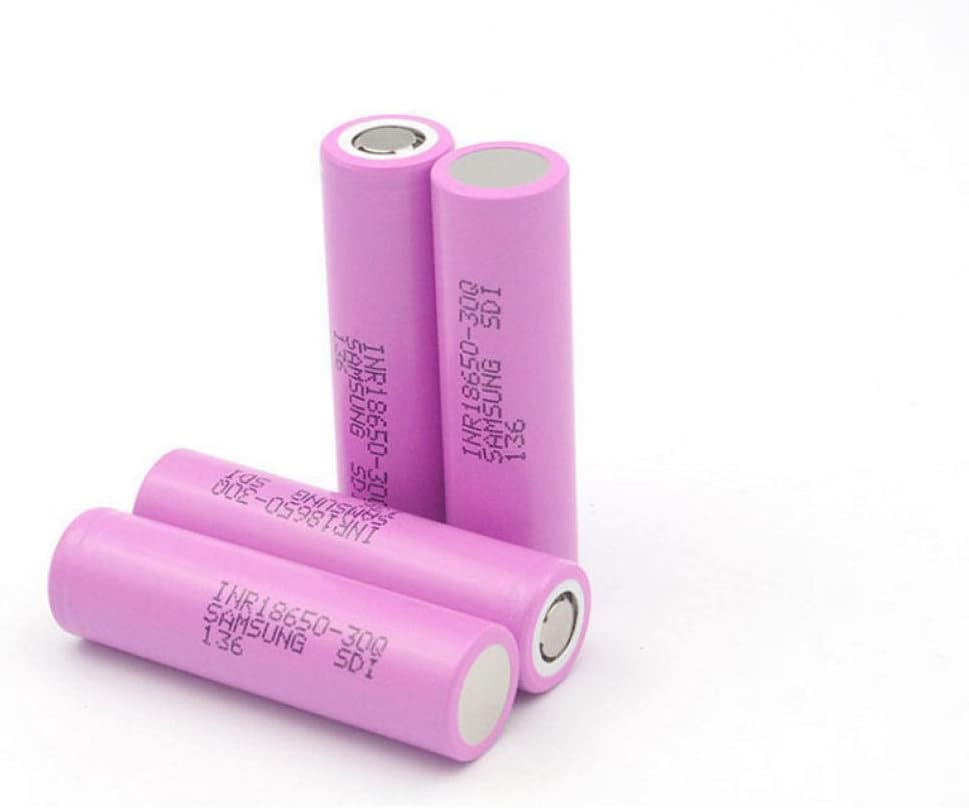 4Pcs Inr18650-30Q lithium battery 3000Mah capacity 20A 3.7V