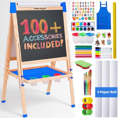 Blue Easel + 100pcs Accessory Kit