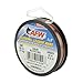 American Fishing Wire Bleeding Leader Blood Red Nylon Coated 1x7 Stainless Steel Leader Wire, 60 Pound Test, 30-Feet