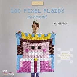 100 pixel plaids au crochet