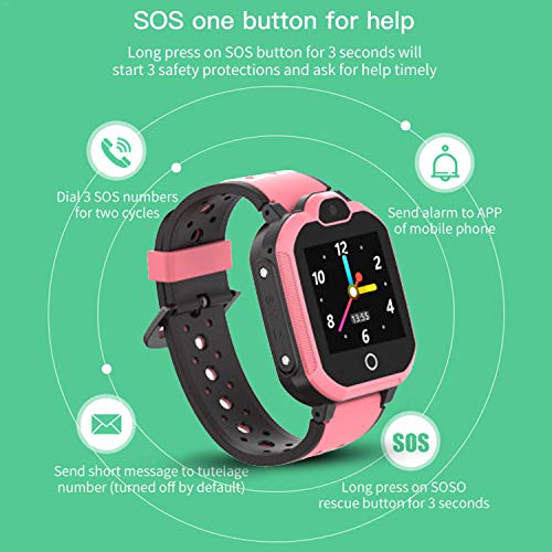 4G GPS Kids Smartwatch Phone Boys Girls Waterproof Watch with GPS