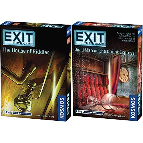 Exit The House of Riddles Exit The Game, MultiColored & The Orient Express Exit The Game