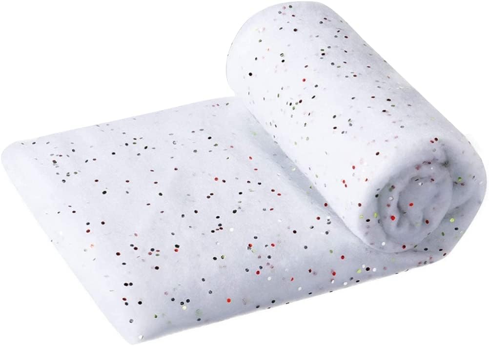 Artificial Snow - Boxwizard Snow Christmas Mat - 30x40 inches Christmas Artificial Snow Decoration Christmas Glitter Snow Blanket Christmas Snow Rug