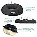 Donut Tailbone & Coccyx Seat Cushion | Pain Relief Pillow for Hemorrhoid, Prostate, Pregnancy, Post Natal, Post Surgery, Sciatica | 550g%100 Memory Foam Provides Luxury Comfort (Black)