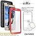 COVRWARE AEGIS Series CASE for LG K10 / LG Premier LTE with Built-in Screen Protector Heavy Duty Full-Body Rugged Holster Armor Case Belt Swivel Clip, Kickstand - Red