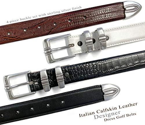 designer golf belts
