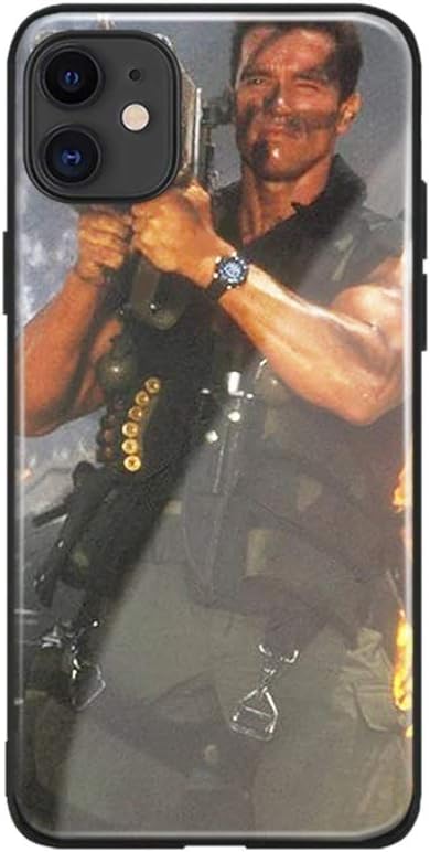 Iphone 11 Back Case Cover Arnold Commando Get to the Choppa Hot Funny Movie