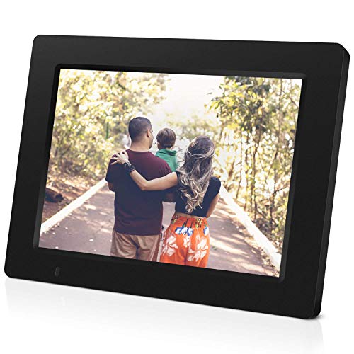 Digital Picture Frame, iDeaPLAY 7.85 inch WiFi Photo Frame, 1024×768 HD Display, 8GB Internal Storage, iPhone & Android App, Support Photo, Music, Calendar with Built-in Speakers