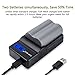 TOP-MAX 2-Pack EN-EL3e Battery with USB Charger LCD Screen for Nikon D80 D30 D50 D70 D70S D90 D100 D200 D300 D300S D700