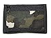 ROUGH ENOUGH Camo Grey Military Army Navy Pattern Canvas Sports Outdoors Casual Simple Basics Trifold Slim Small Short Portable Wallet Purse Holder Organizer with Zipper for Kids Boys Teens Men