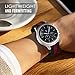 MoKo Gear S3 Watch Band, 22mm Fine Woven Nylon Adjustable Replacement Sport Strap for Samsung Gear S3 Frontier/Classic/Galaxy Watch 46mm/Ticwatch pro/E2/S2/Huawei Watch GT 46mm, Black & Red