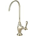 Kingston Brass Gourmetier KS3192TL Templeton Design 1/4 Turn Water Filter Faucet, Polished Brass
