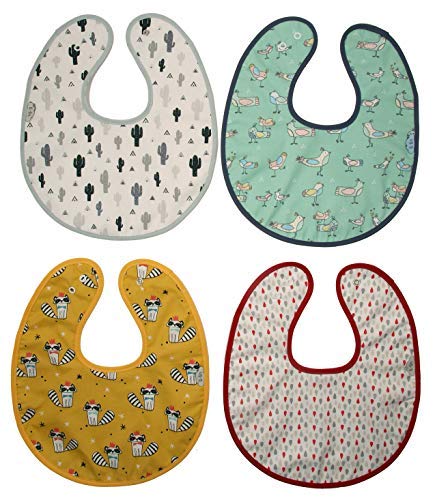 Ti Tin Waterproof Snap Closure Bib 27 x 32 cm Width Pack of 1