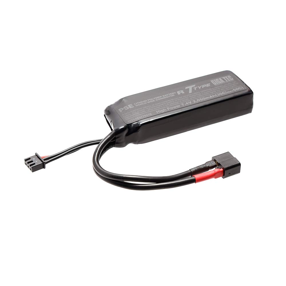 ライラクス(LayLax) [リポバッテリー 7.4V ミニバッテリーS][Tコネクター/ディーンズ コネクター][2,050mAh](30C/max50C)商品画像