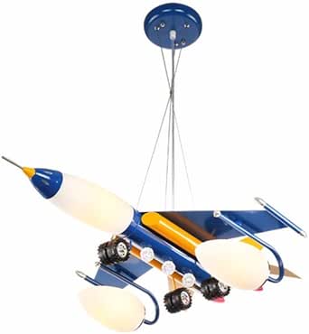 jhyqqj colgante luces lámparas de techo araña de luces aviones de la