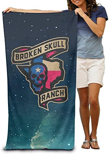 Quick Dry Broken Skull Ranch Beach Blanket -multifunctional Blanket:Suit For Swimming,backpacking,sports,camping,picnic Etc - Large Microfiber Travel Towel - 80cm130cm