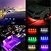Willpower LED RGB Rock Light Kits With Cell Phone APP Bluetooth Control With 4 Pods Under Glow LED Neon Light kit for Jeep Off Road Trucks Car ATV SUV Boat for Timing & Music Mode (4 Pods)