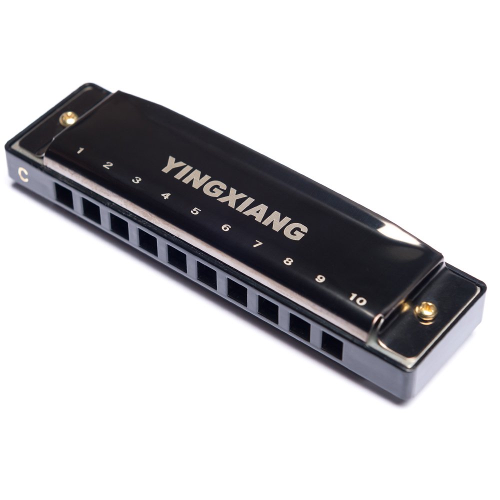 YINGXIANG Harmonica Blues Key of C 10 Hole 20 Tone Diatonic