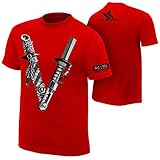 WWE Shinsuke Nakamura The Vibe T-Shirt Red 2XL