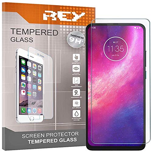 REY Screen Protector for MOTOROLA ONE HYPER, Tempered Glass Film, Premium quality, Perfect protection for scratches, breaks, moisture, [Pack 3x]