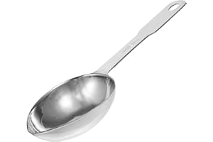 JECOMPRIS Stainless Steel Measuring Spoon 1/4 Cup Long Handle Metal Scoop for Cooking and Baking Measurements