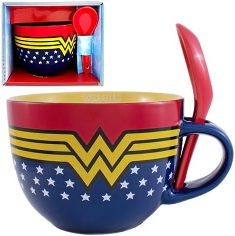 wonder woman soup mug