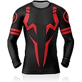 Anime Compression Shirts for Men - Gym Tshirt Wear Athletic Basketball Running Undershirt Workout Gear Top Shirt