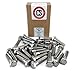 Chenango Supply Stainless 3/8-16 X 1-1/2inches Hex Head Bolts (3/4inches to 5inches Length in Listing), 304 Stainless Steel, 25 Pieces (3/8-16 X 1-1/2