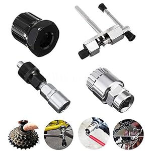 DEDC 1 set mountainbike fiets MTB reparatie tool kit, pedaalverwijderaar fiets kettingbreker cranktrekker trapas…