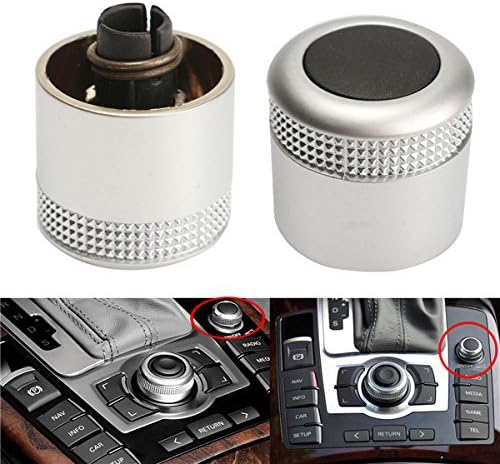 Alamor Multimedia Mmi Volume Setting Knob Button Switch compatible with A6 Q7 S6 S8 C6 Avant