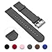 GadgetWraps Nylon Quick Release Watch Bands - Five Sizes (14mm, 16mm, 18mm, 20mm, 22mm) - Six Color Choices - NATO Style Two-Piece Nylon Watch Straps
