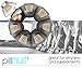 Pillnut7(Grey), 7 Day Pill Organizer, Unbreakable BPA Free Rubberized, Weekly Pill Dispenser for Daily Medicine, Vitamins & Supplements, Travel Friendly Pill Box