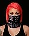 iHeartRaves Radiant Hamsa Neck Gaiter Mask Full Face Covering - Cool Breathable Lightweight Fabric Mouth Gator for Men & Women