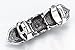 Szxc Jewelry Women's Crystal Double Full Finger Armor Knuckle Ring Adjustable