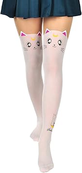 Coolchange Collants Avec Dessin Des Chats De Sailor Moon