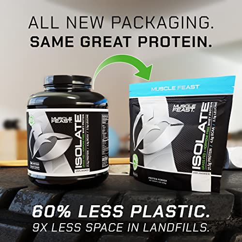 Muscle Feast GrassFed Whey Protein Isolate, All Natural Hormone Free