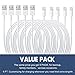 iPhone Charger, Everdigi Lightning Cable 5Pack 6FT iPhone Charging Cable Cord Compatible with iPhone X 8 8Plus 7 7Plus 6s 6sPlus 6 6Plus SE 5 5s 5c iPad iPod & More (white)