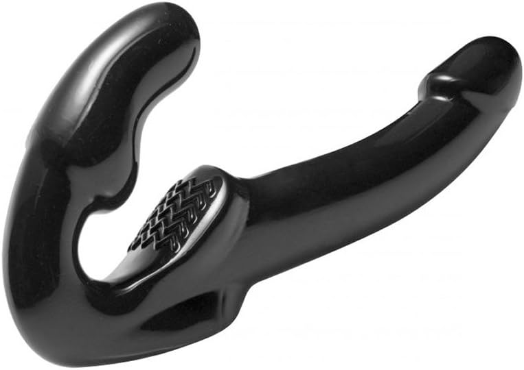 Strap U Black Revolver II Strapless Strap-On Dildo