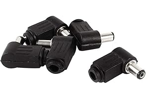 Generico 5.5 x 2.1 mm DC Power Adapter Right Angle Connector Elegant and PopularWell Treated