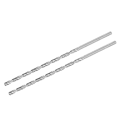 uxcell HSS(High Speed Steel) Extra Long Twist Drill