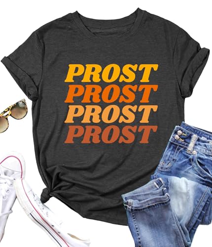 Womens German Oktoberfest Shirt: Prost T Shirt Oktoberfest Party Shirts at Amazon