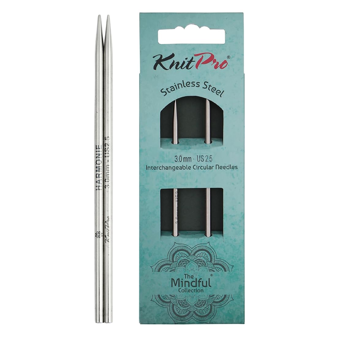 KnitPro The Mindful Collection Interchangeable Circular Needles 5" (13cm) | Size 3mm