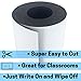kleenist 2 inch x 10 Foot ThickSTICK Premium Dry Erase Glossy White Magnetic Strip Roll - Write on/Wipe Off - Home, Kitchen, Garage, and Chore Organization. 50% Thicker and Made in The USA